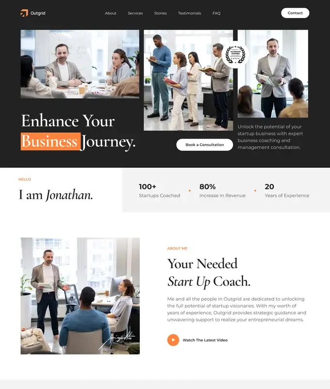 Life Coach Website