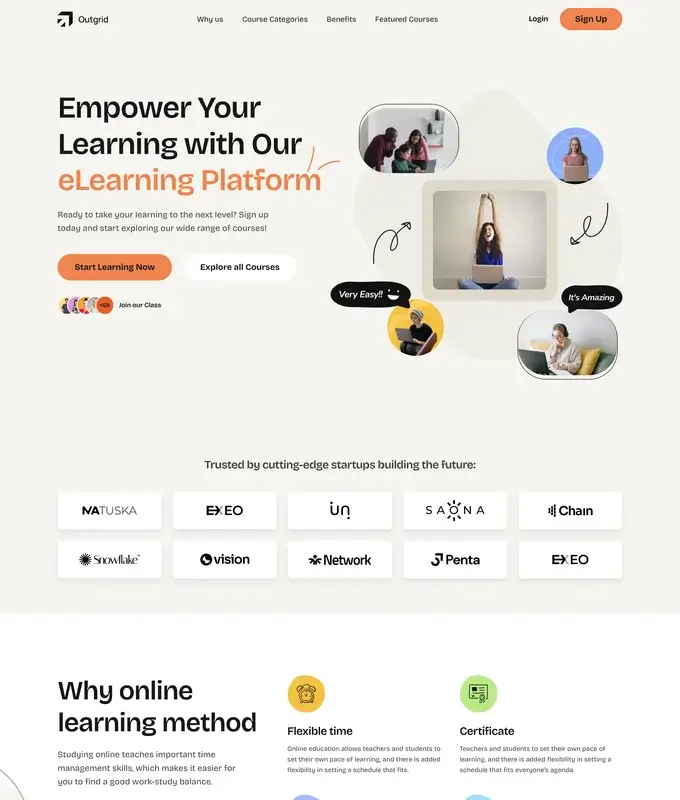 eLearning Website