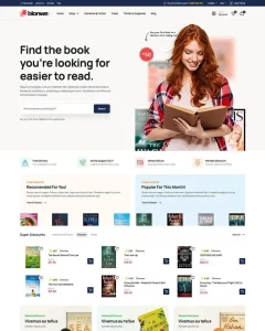 Book E-commerce Template