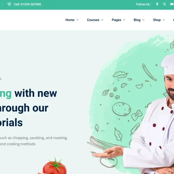 Cooking Courses LMS