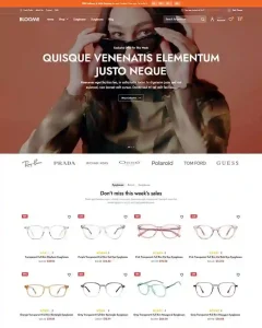 Glasses E-commerce Template