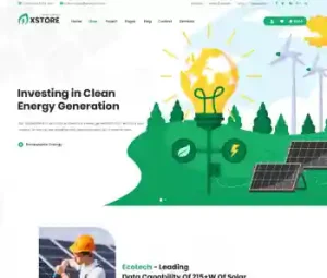 Green Energy E-commerce Website