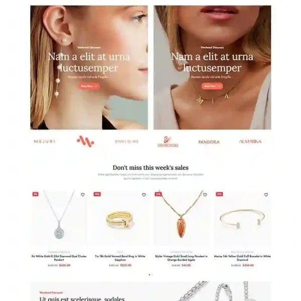 Jewelry E-commerce Template