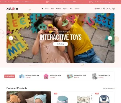 Kids Toys E-commerce Website