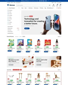 Marketplace e-commerce template