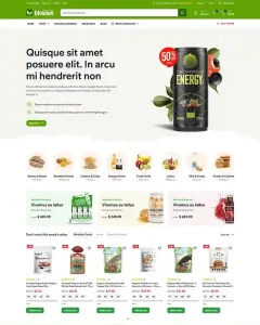 Organic E-commerce Template