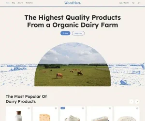 Organic Farm e-commerce website