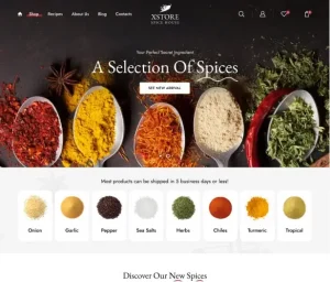 Spices E-commerce Website