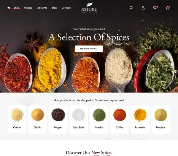 Spices E-commerce Website