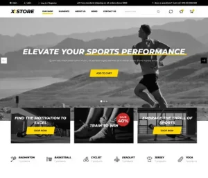 Sport E-commerce Website