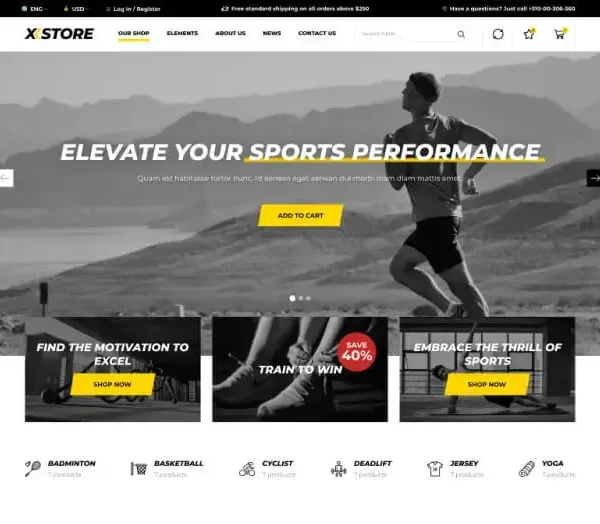 Sport E-commerce Website