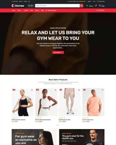 Sportswear E-commerce Template