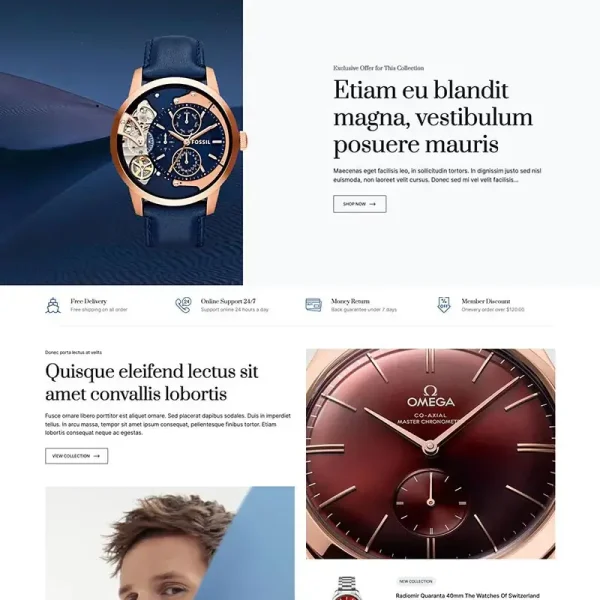 Watch E-commerce Template