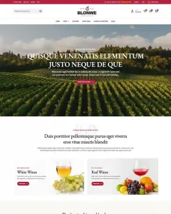 Wine E-commerce Template