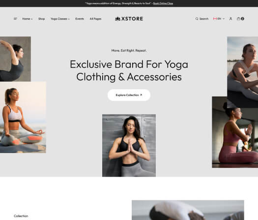 Yoga Accessories E-commerce Website