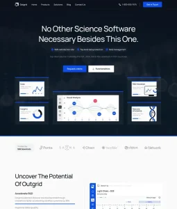 Biotech Company Website