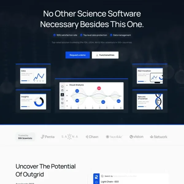 Biotech Company Website