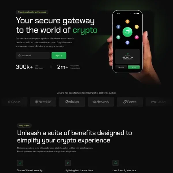 Crypto Wallet Website