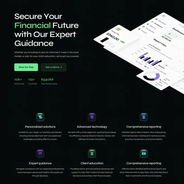 Financial Solutions Website