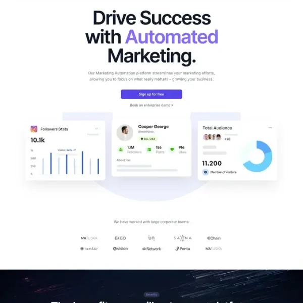 Marketing Automation Website