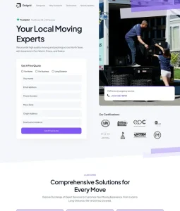 Moving Services Website