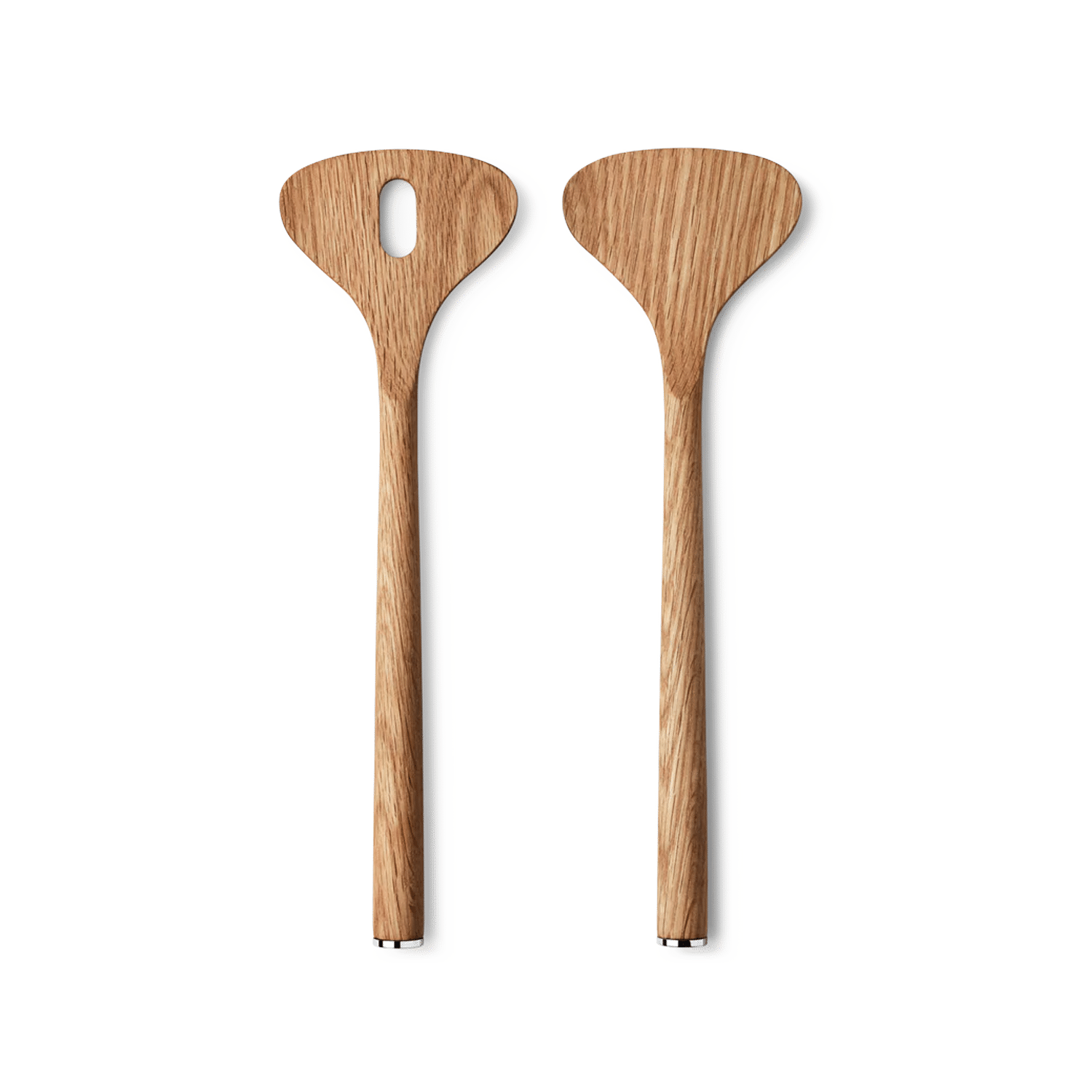 Alfredo Salad Servers, Oak Wood