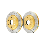 DBA Drilled and Slotted 4000 XS Brake Rotor