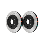 DBA Drilled and Slotted 4000 XS Brake Rotor - Image 2