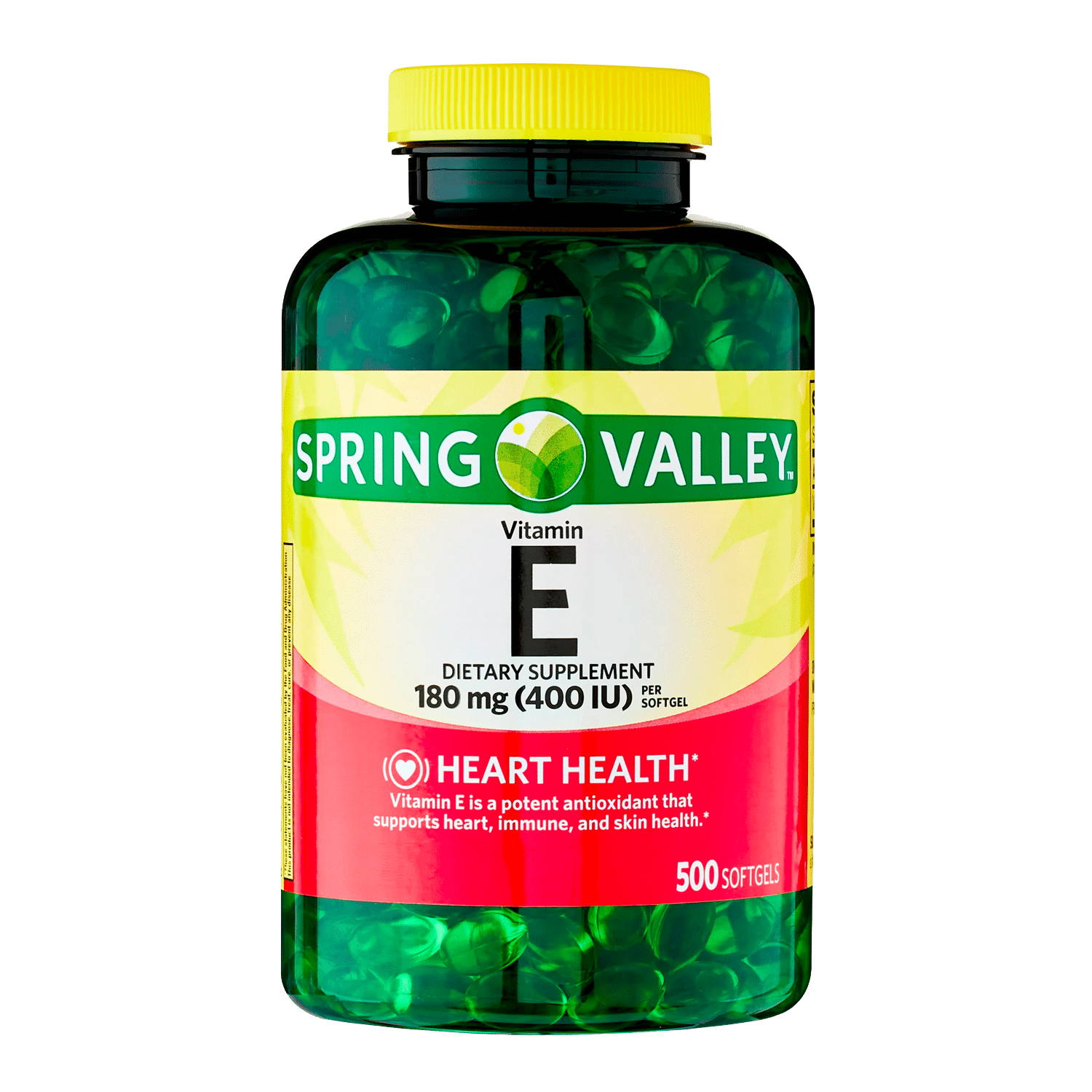 Spring Valley Vitamin E Dietary Supplement, 180 mg, 500 count