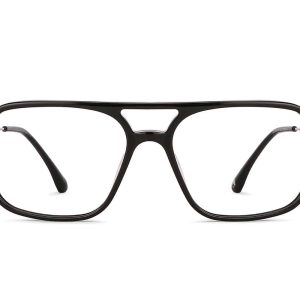 Black Full Rim Square Eyeglasses