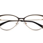 Black Full Rim Cat Eye Eyeglasses - Image 2