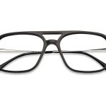 Black Full Rim Square Eyeglasses - Image 2