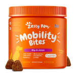 Hip & Joint Mobility Bites Soft Chews for Dogs, With Glucosamine + Chondroitin & MSM, Functional Dog Supplement